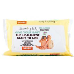 Sevetele umede cerificate organic beaming baby, 72 buc