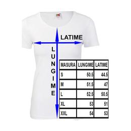 Tricou dama personalizat fruit of the loom, verde, viata incepe la 49 ani s