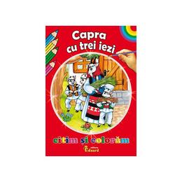 Citim si coloram - Capra cu trei iezi, editura Eduard
