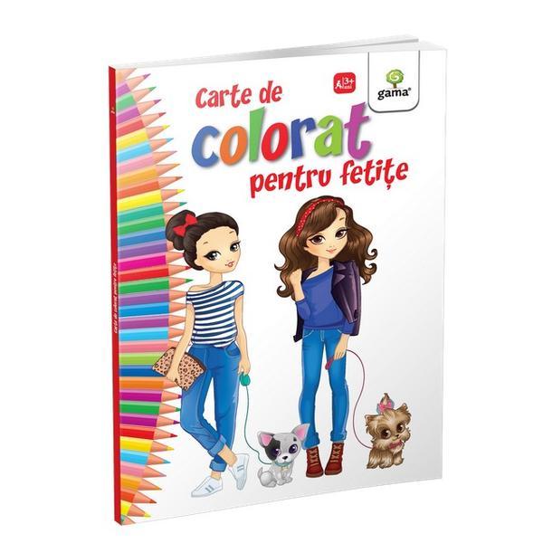 Carte de colorat pentru fetite, editura gama