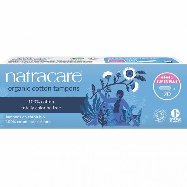 Tampoane Super Plus Natracare, 20 buc