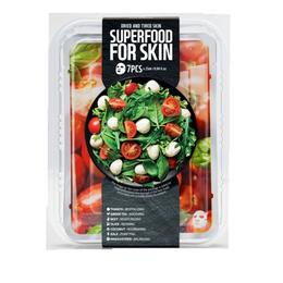 Pachet a - set de 7 masti din tesatura pentru piele obosita si deshidratata farm skin