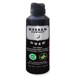Deodorant Spray pentru Barbati cu Extract de Rozmarin si Salvie - Dusk - Herban Cowboy, 80 g
