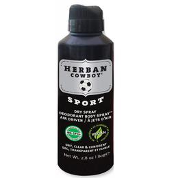 Deodorant Spray pentru Barbati - Sport - Herban Cowboy, 80 g