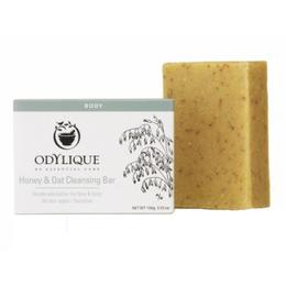 Sapun exfoliant cu miere si ovaz pentru fata si corp odylique by essential care, 100g