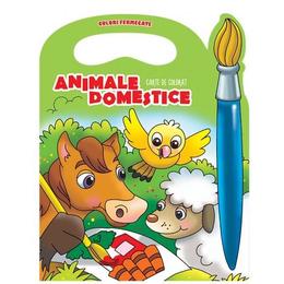 Animale domestice - carte de colorat (culori fermecate), editura prut