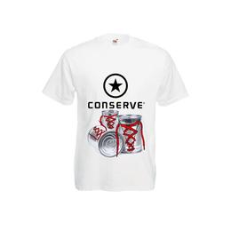 Tricou barbatesc personalizat fruit of the loom, alb, conserve 2xl