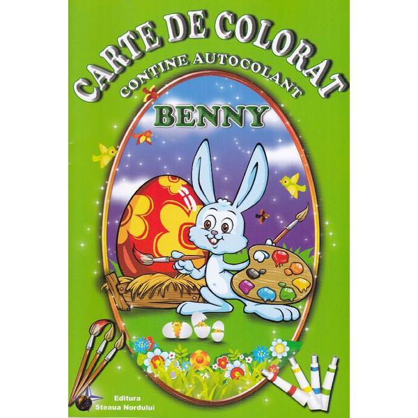 Carte de colorat - Benny, editura Steaua Nordului