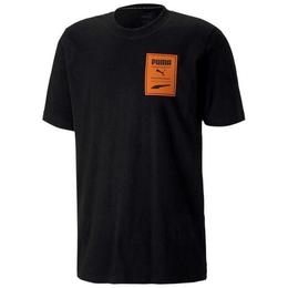 Tricou barbati puma recheck pack graphic 59788401, xl, negru