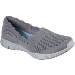 Pantofi sport femei skechers seager-umpire 158011/gry, 35.5, gri