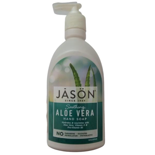 Sapun Lichid Hidratant pentru Maini cu Aloe Vera Jason, 473ml