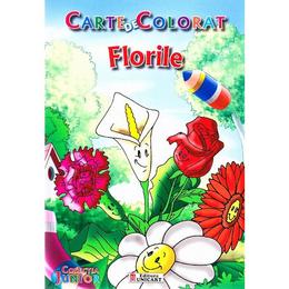 Florile - Carte de colorat, editura Unicart