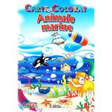 Animale marine - Carte de colorat, editura Unicart