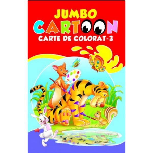 Jumbo cartoon 3 - Carte de colorat, editura All