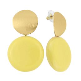 Cercei lirene - galben - lucy style 2000