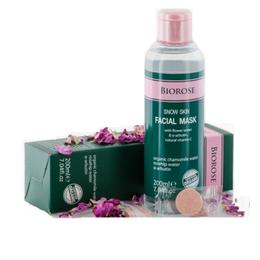 Masca faciala hidratanta si calmanta snow skin cu apa florala si vitamina c biorose, 200 ml