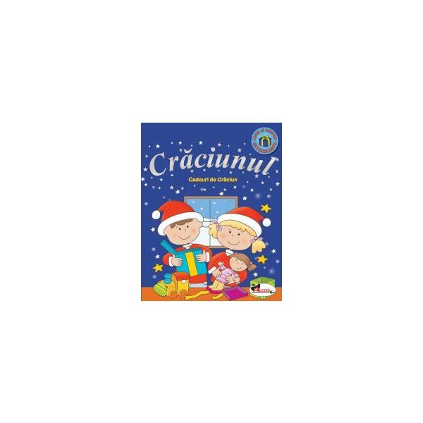 Craciunul - cadouri de craciun - lipim si coloram cu autocolante, editura aramis