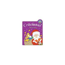 Craciunul - seara de craciun - lipim si coloram, autocolante, editura aramis