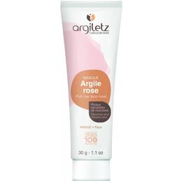 Mini Masca Naturala din Argila Roz pentru Ten Sensibil Argiletz, 30 g