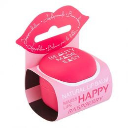 Balsam natural de buze cu zmeura beauty made easy, 7 g