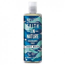 Gel de dus si spuma de baie fara miros faith in nature, 400ml