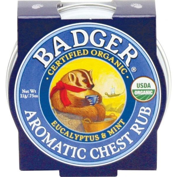 Mini Balsam Aromatic pentru Desfundarea Nasului si Respiratie Regulata Badger, 21g Mini Balsam Aromatic pentru Desfundarea Nasului si Respiratie Regulata Badger, 21g