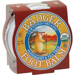 Mini balsam pentru picioare obosite si calcaie crapate badger, 21g