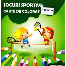 Jocuri sportive - carte de colorat, editura ars libri