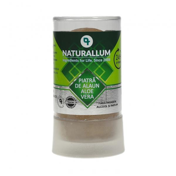 Deodorant Piatra de Alaun cu Aloe Vera Naturallum, 120 g imagine