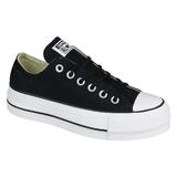 Platforma femei Converse Chuck Taylor All Star Lift Ox 560250C, 38, Negru