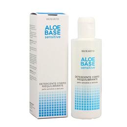 Gel de dus piele sensibila aloebase bioearth, 200 ml