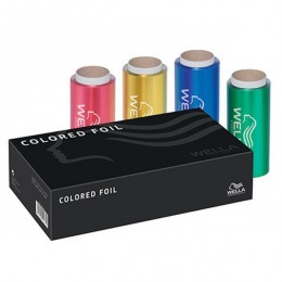 Rola Folie Aluminiu Color P4 - Wella Professional Aluminium Foil Set 4 Colours