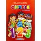 A5 - Cifrele - Exercitii grafice - Carte de colorat, editura Eurobookids