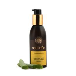 Lapte Demachiant cu Aloe Vera si Apa de Trandafir Soultree, 150ml