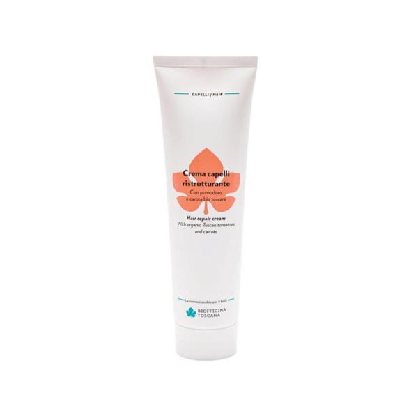 Crema Reparatoare pentru Par Vopsit sau Degradat Biofficina Toscana, 100 ml