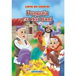 Punguta cu doi bani - carte de colorat ed. 2012 (2.5), editura eurobookids