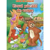 Ursul pacalit de vulpe - Carte de colorat ed. 2012 (2.5), editura Eurobookids