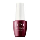 Lac de Unghii Semipermanent - OPI Gel Color Malaga Wine, 15 ml