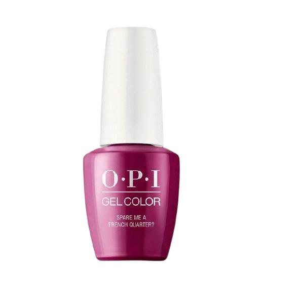 Lac de Unghii Semipermanent - OPI Gel Color Spare Me A French Quarter?, 15 ml