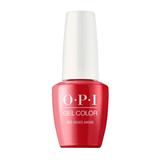 Lac de Unghii Semipermanent - OPI Gel Color Scotland Red Heads Ahead, 15 ml