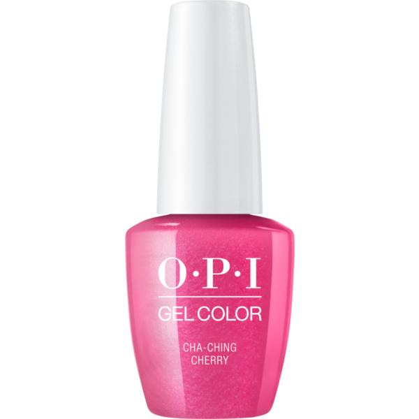 Lac de Unghii Semipermanent - OPI Gel Color Cha Ching Cherry, 15 ml