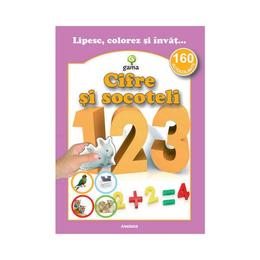 Lipesc, colorez si invat... cifre si socoteli, editura gama