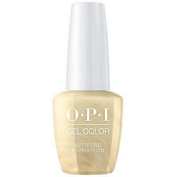 Lac de Unghii Semipermanent - OPI Gel Color XOXO Gift of Gold Never Gets Old, 7,5 ml poza