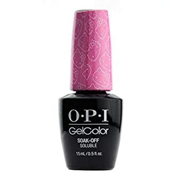 Lac de Unghii Semipermanent - OPI Gel Color HELLO KITTY All About The Bows, 15 ml poza