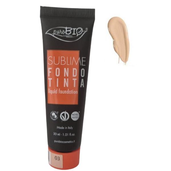 Fond de Ten Bio Sublime 03 PuroBio Cosmetics, 30ml 30ML