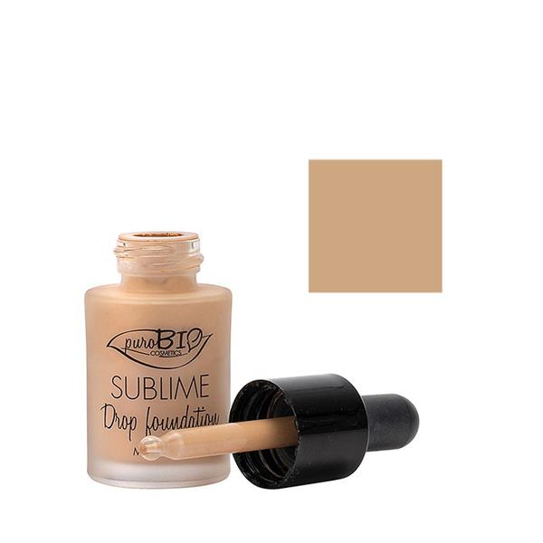 Fond de Ten Sublime Drop Foundation 03 PuroBio Cosmetics, 15ml