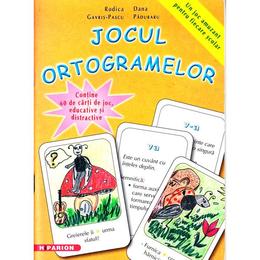 Jocul ortogramelor - rodica gavris-pascu, dana paduraru, editura hiparion
