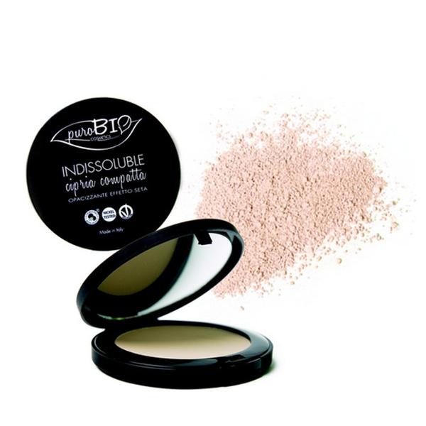 Pudra Matifianta Compacta 02 PuroBio Cosmetics, 9g