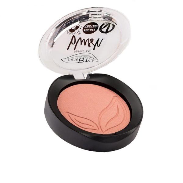 Fard de Obraz Bio Pink Satin 01 PuroBio Cosmetics, 3.5g