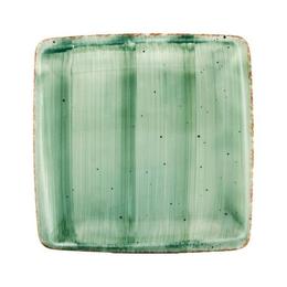 Farfurie patrata gural colectia green 25x25cm